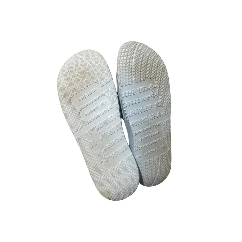 Light Blue Rubber Slides iQushion Ergonomic Size 11 by FitFlop